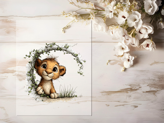 Bügelbild - Löwe #2439