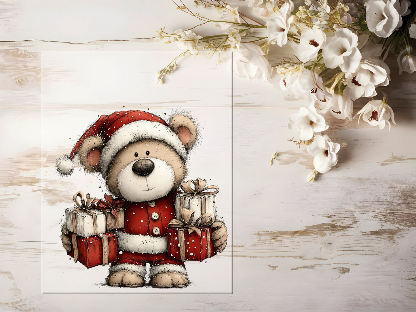 Bügelbild - Winterbär #2225