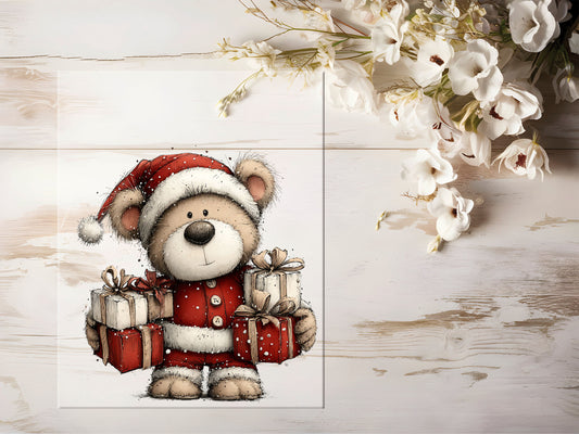 Bügelbild - Winterbär #2225