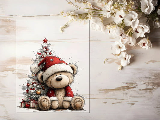 Bügelbild - Winterbär #2224