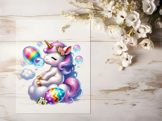 Bügelbild - Oster Einhorn #1131