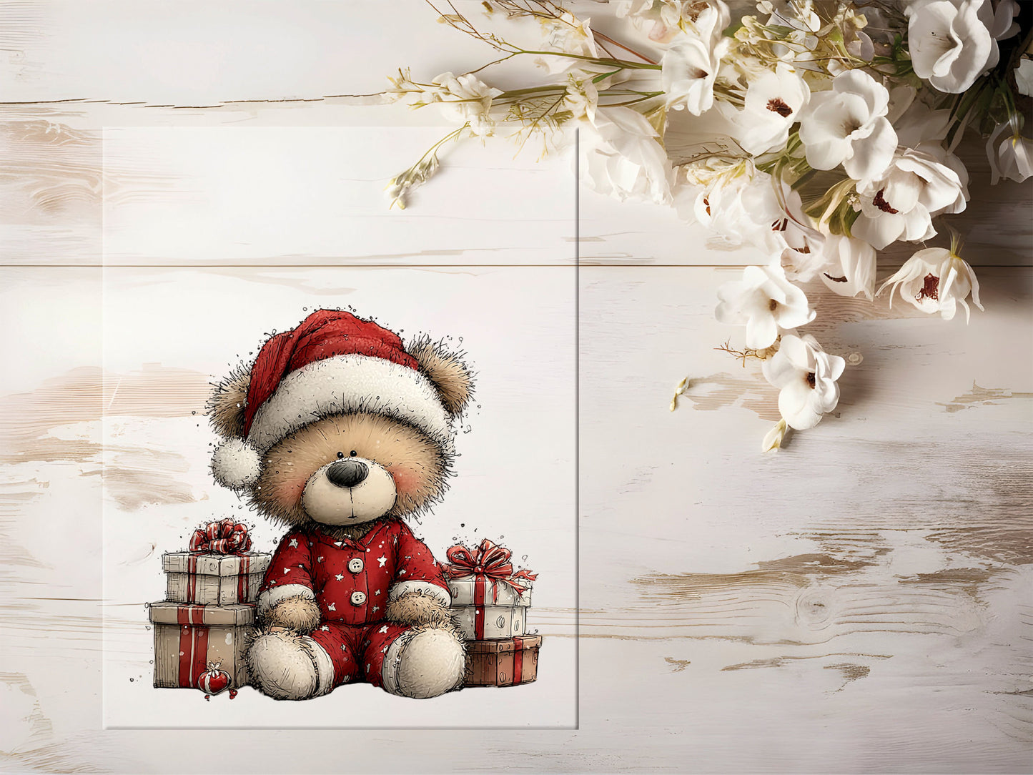 Bügelbild - Winterbär #2222