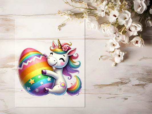 Bügelbild - Oster Einhorn #1128