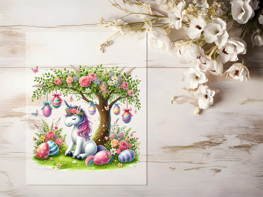 Bügelbild - Oster Einhorn #1126