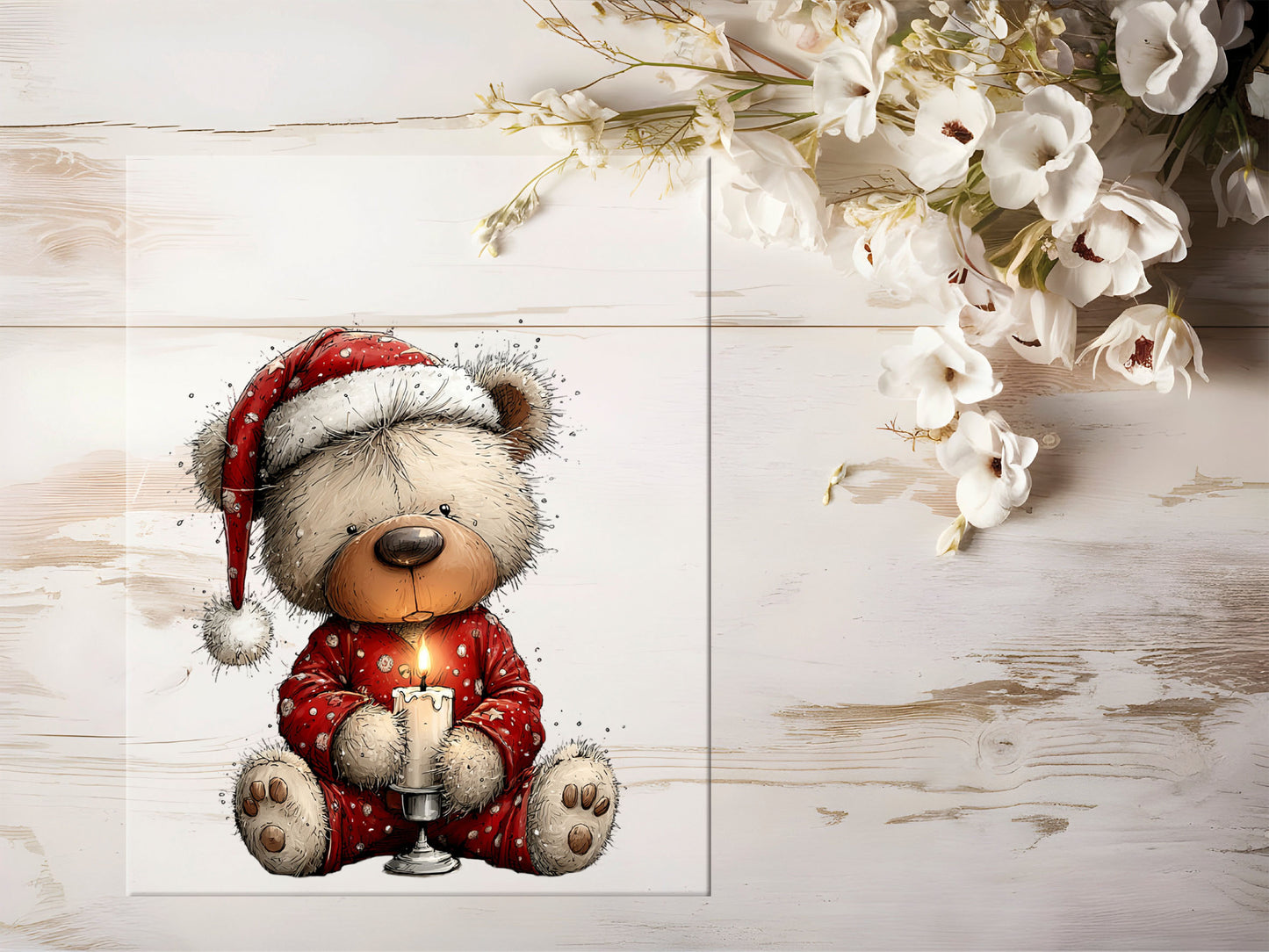 Bügelbild - Winterbär #2218