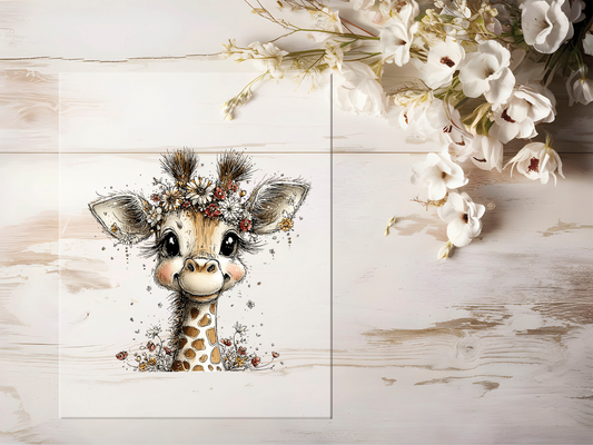 Bügelbild - Giraffe #2428