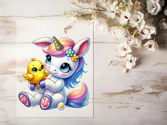 Bügelbild - Oster Einhorn #1124