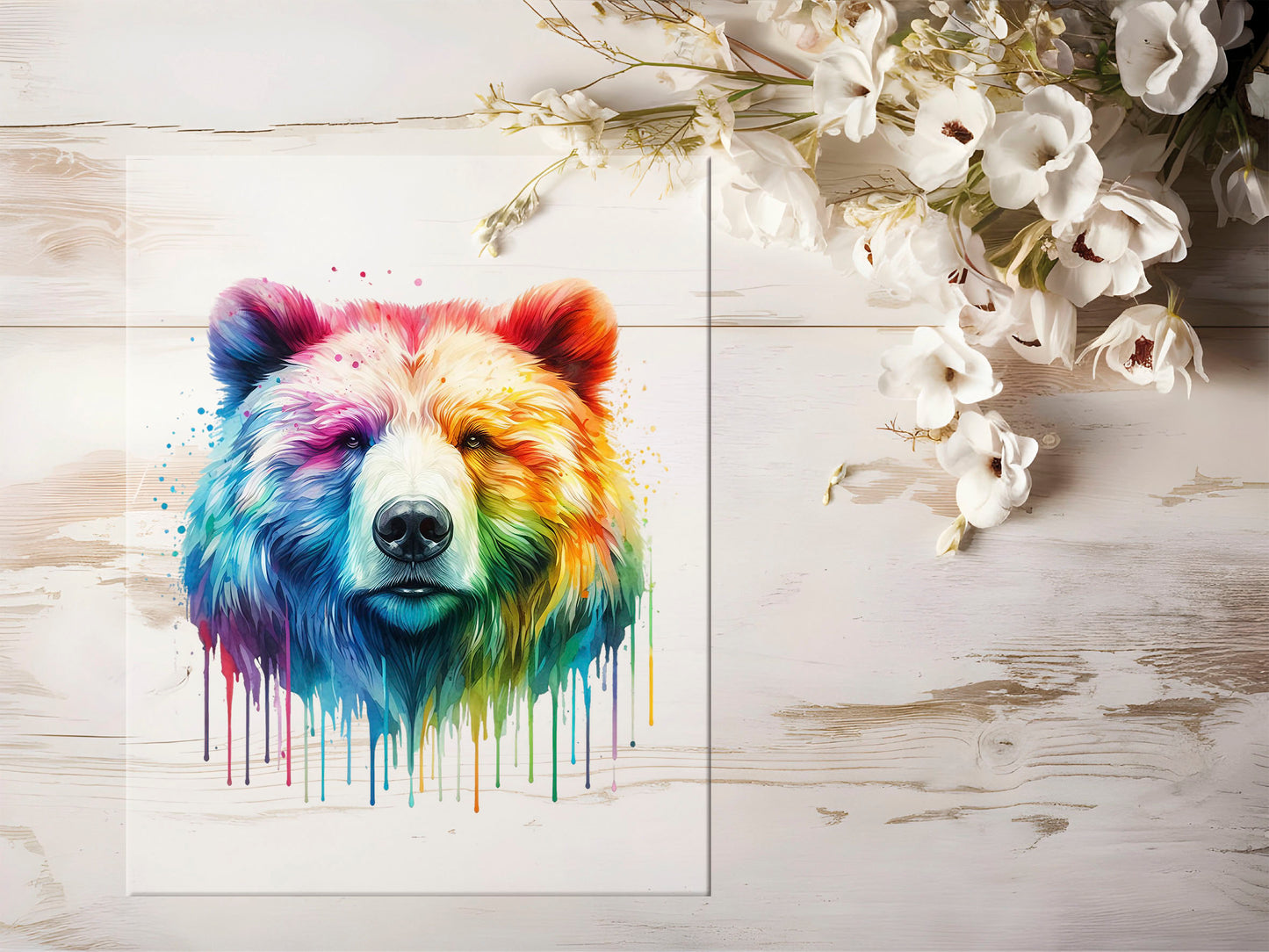 Bügelbild - Bunt Bär #1317