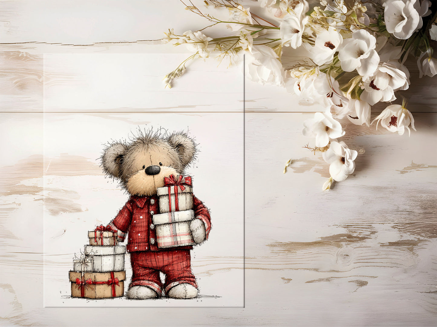 Bügelbild - Winterbär #2216