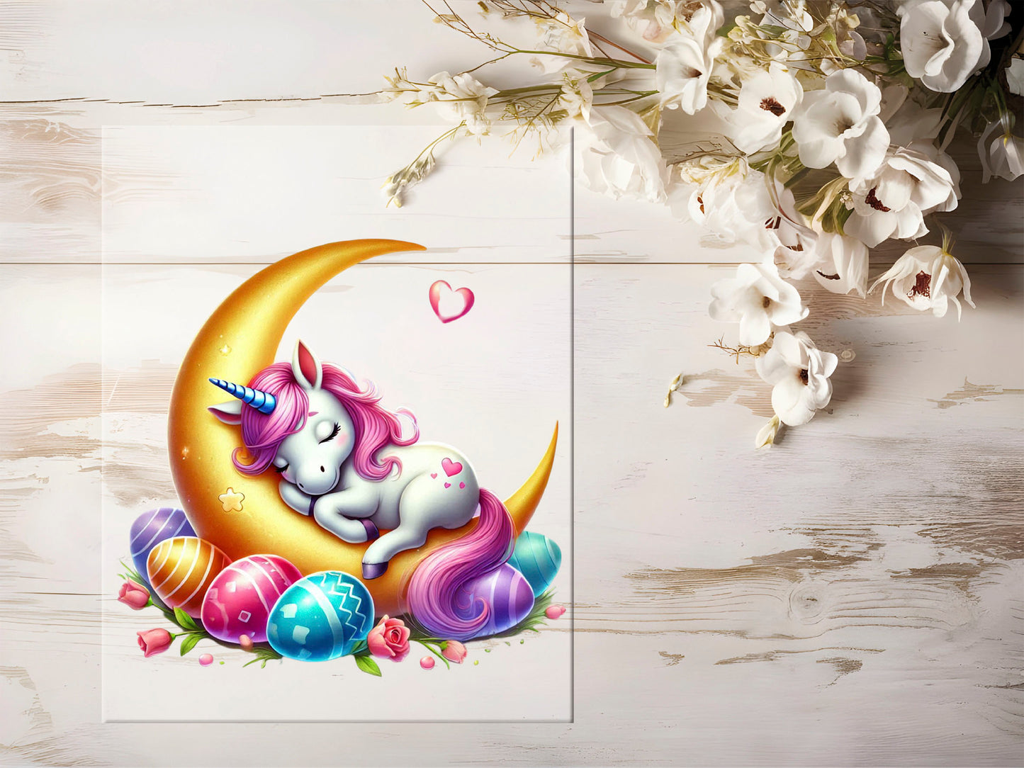 Bügelbild - Oster Einhorn #1123