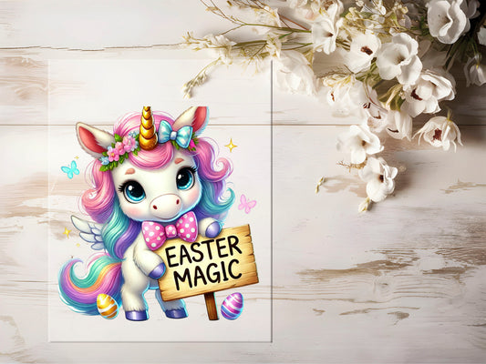 Bügelbild - Oster Einhorn #1122