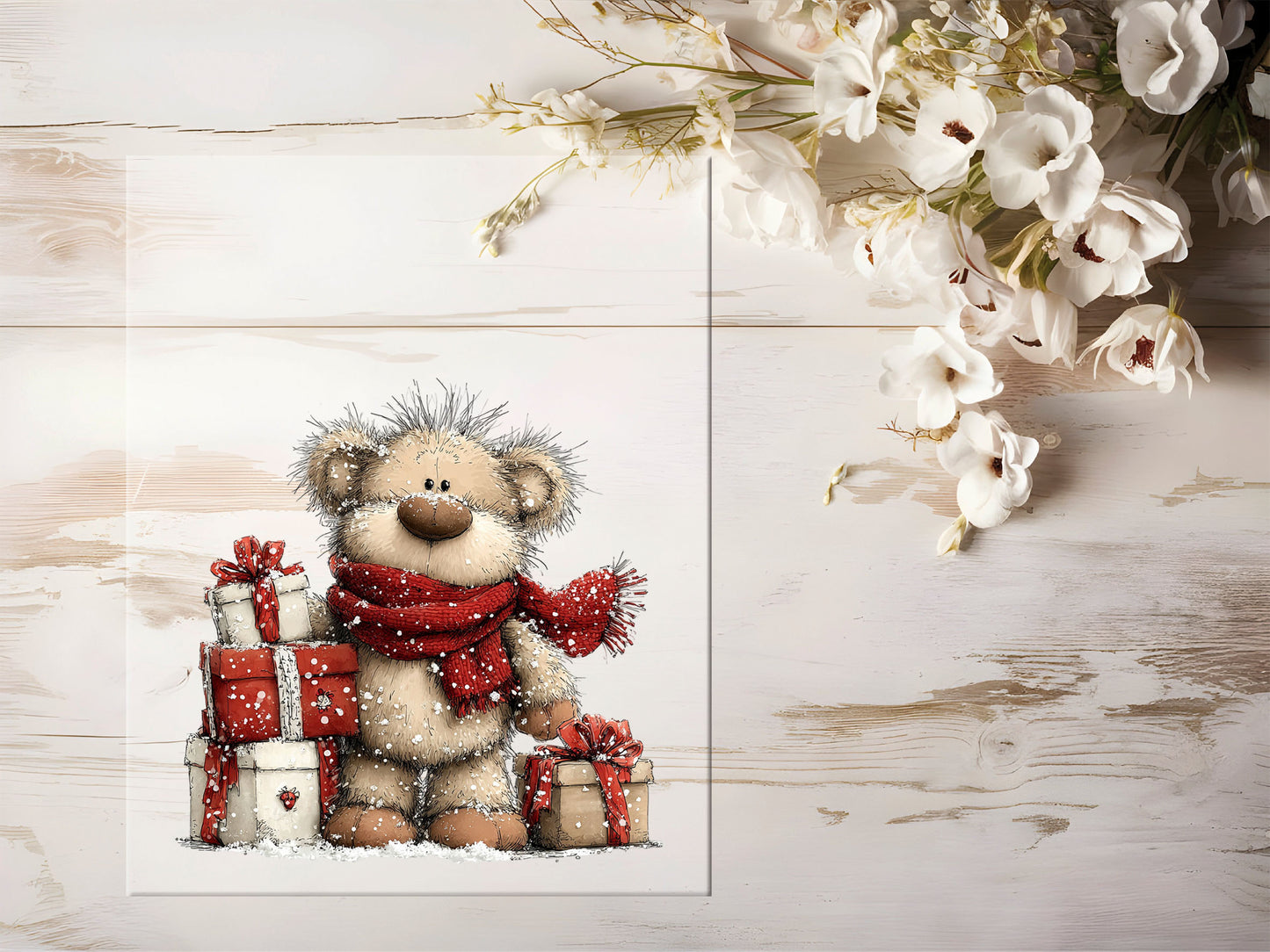 Bügelbild - Winterbär #2213