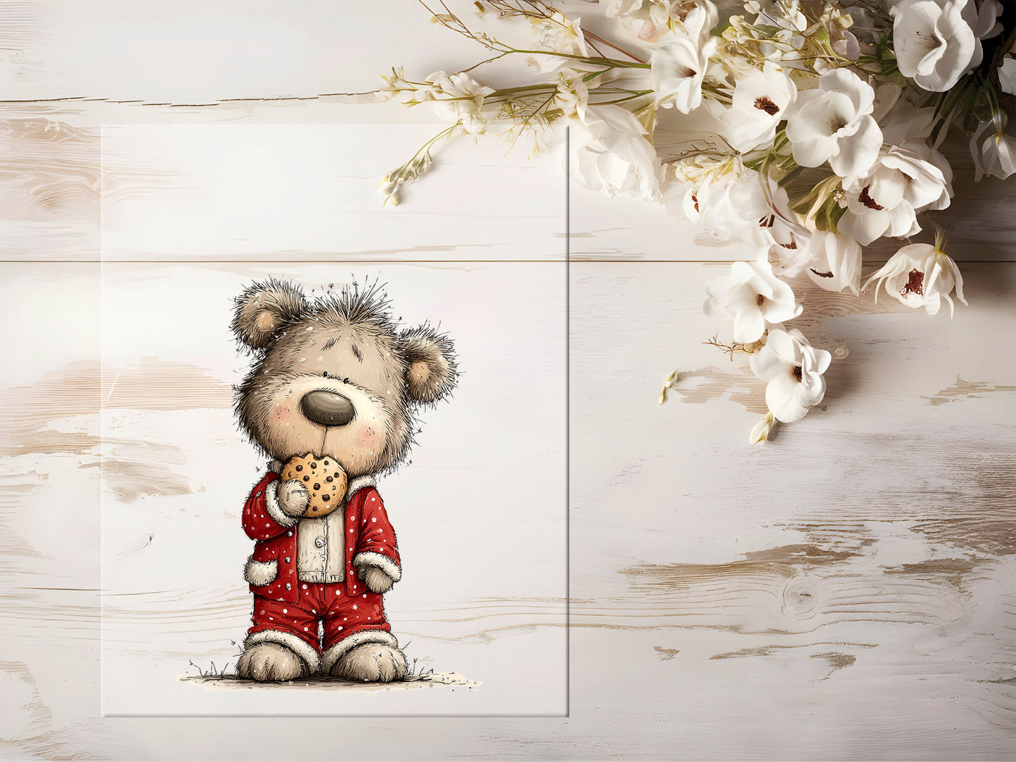 Bügelbild - Winterbär #2212