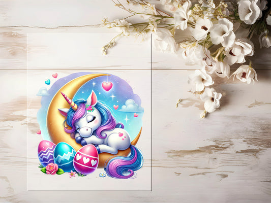 Bügelbild - Oster Einhorn #1120