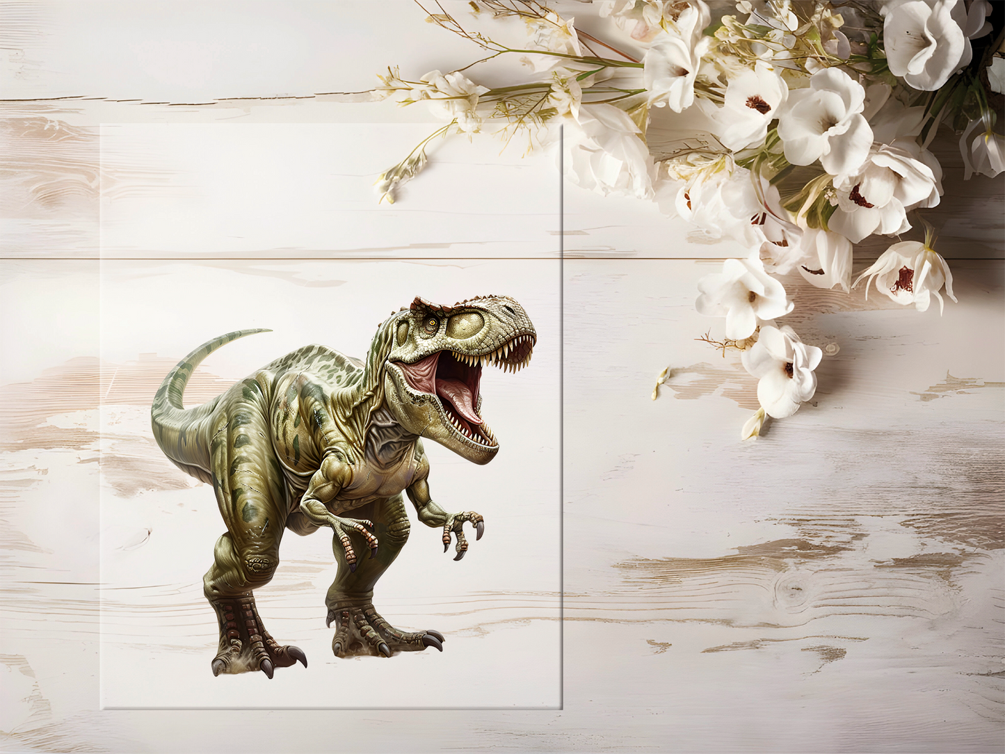 Auktion - Bügelbild - Dinosaurier #1693 - 20cm