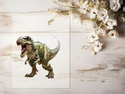 Auktion - Bügelbild - Dinosaurier  #1692 - 20cm