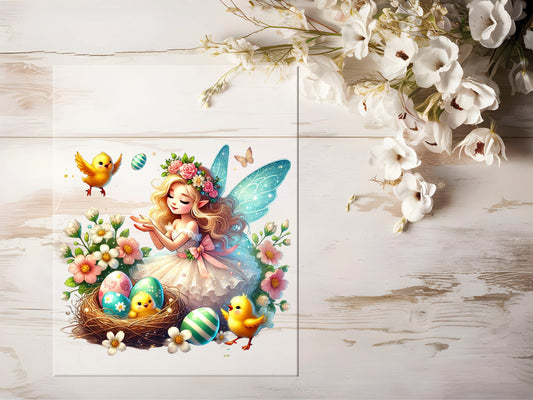 Bügelbild - Osterfee #1118