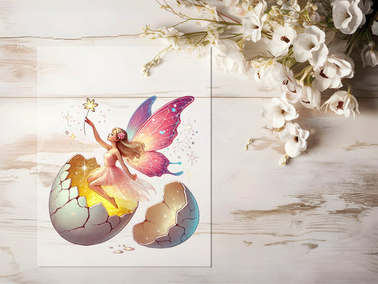 Bügelbild - Osterfee #1117