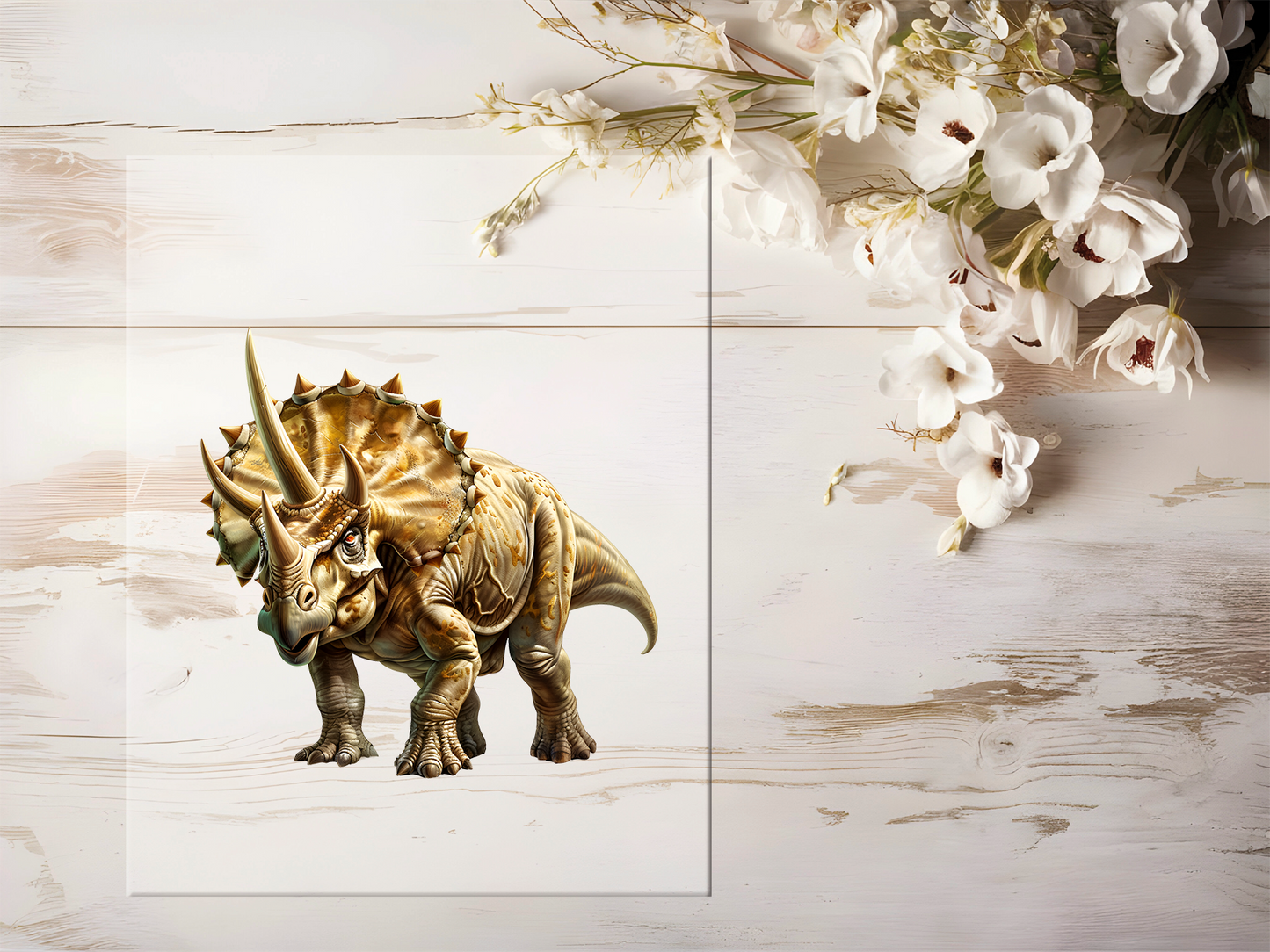 Auktion - Bügelbild - Dinosaurier  #1690 - 20cm