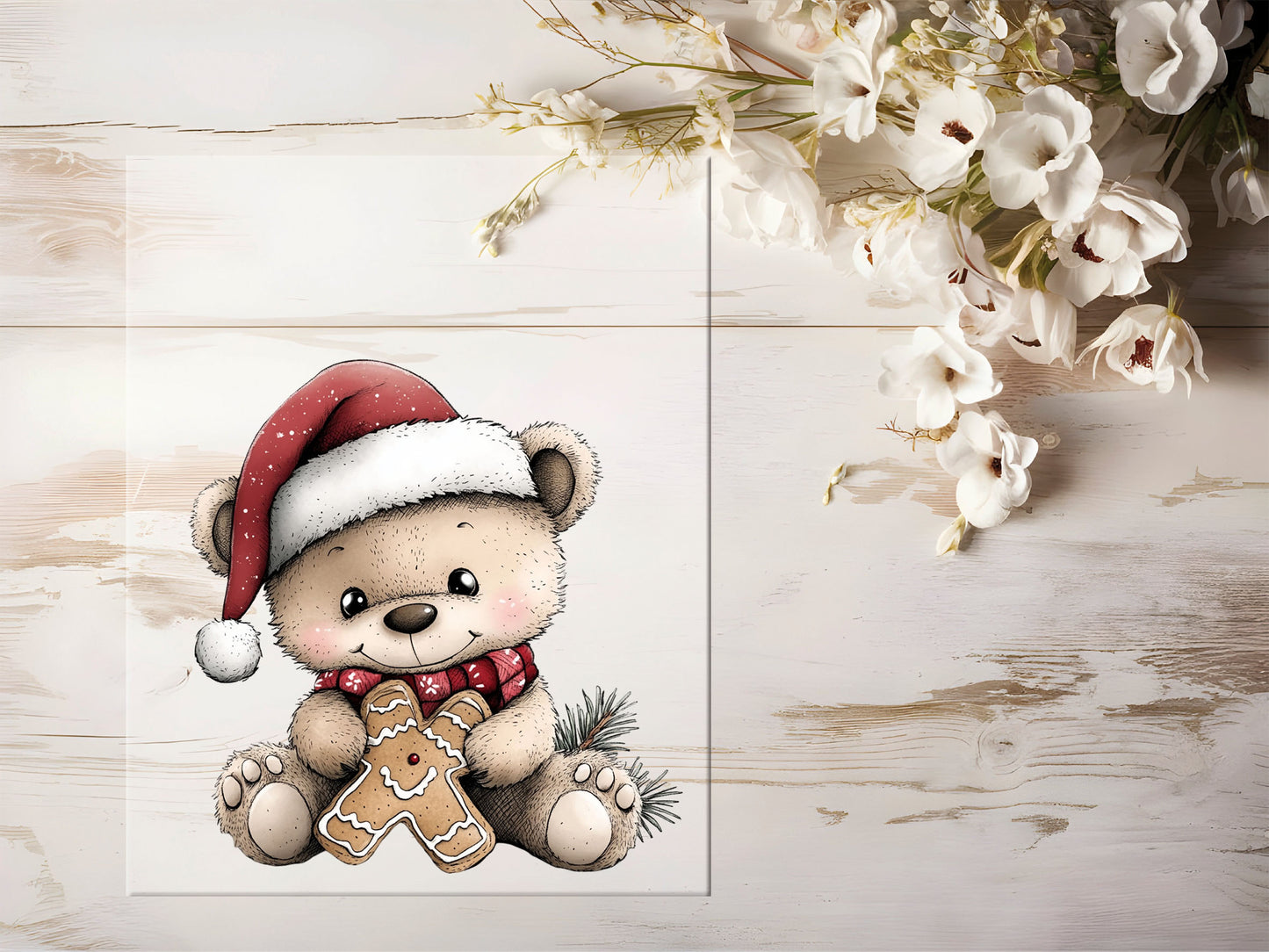 Bügelbild - Winterbär #2207