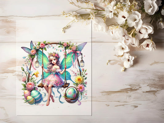 Bügelbild - Osterfee #1114