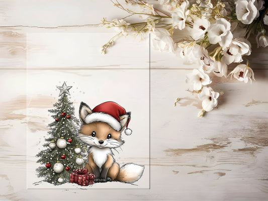 Bügelbild - Winterfuchs #2204