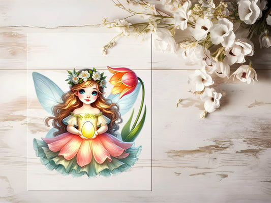 Bügelbild - Osterfee #1112