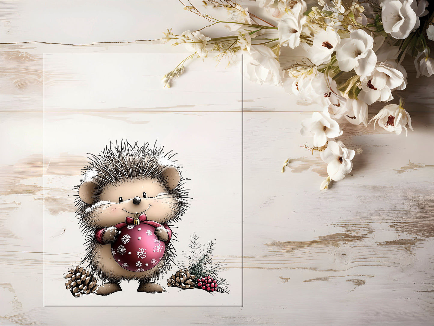 Bügelbild - Winterigel #2193