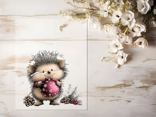 Bügelbild - Winterigel #2193