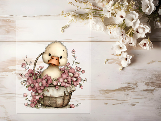 Bügelbild - Süße Ente #2362