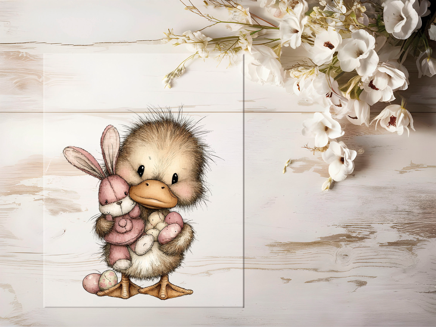 Bügelbild - Süße Ente #2361