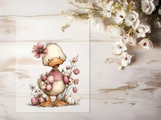 Bügelbild - Süße Ente #2358