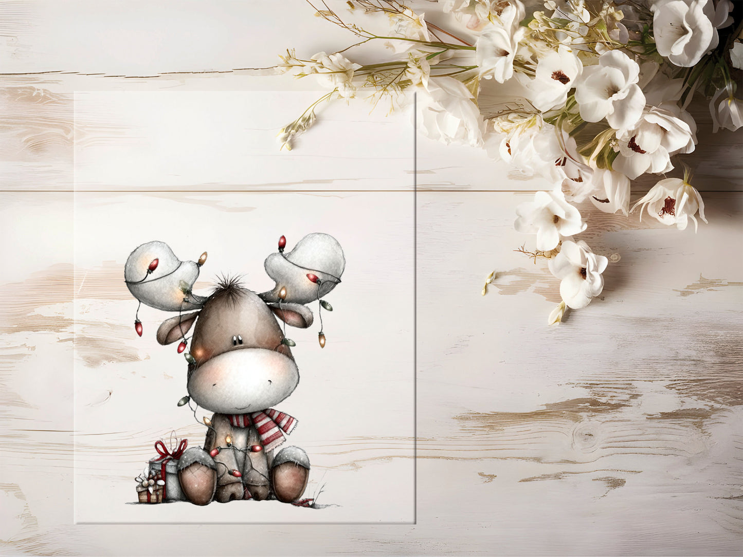 Bügelbild - Winterelch #2178