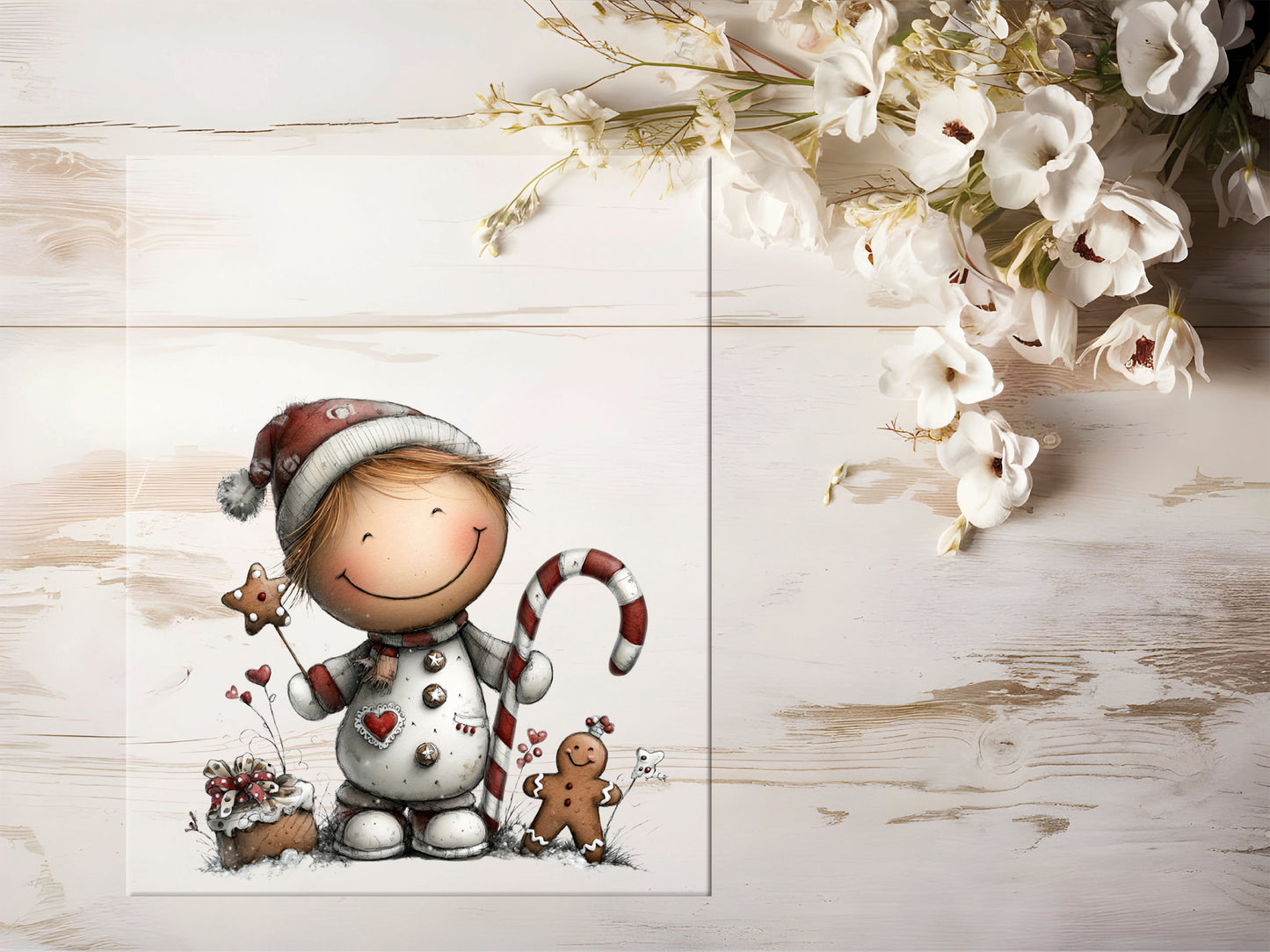 Bügelbild - Wichtel #2174