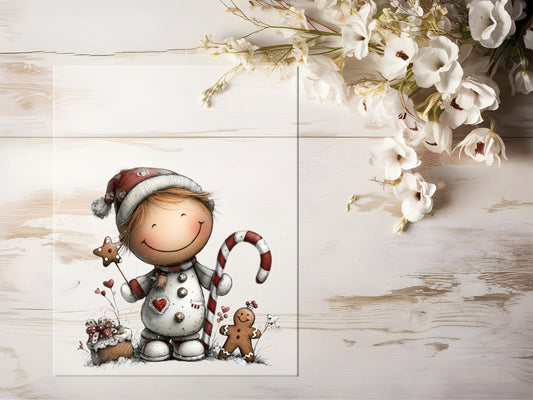 Bügelbild - Wichtel #2174