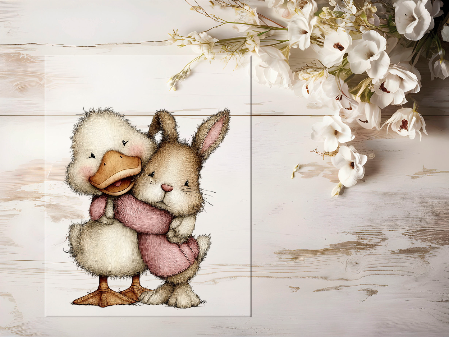 Bügelbild - Süße Ente #2351