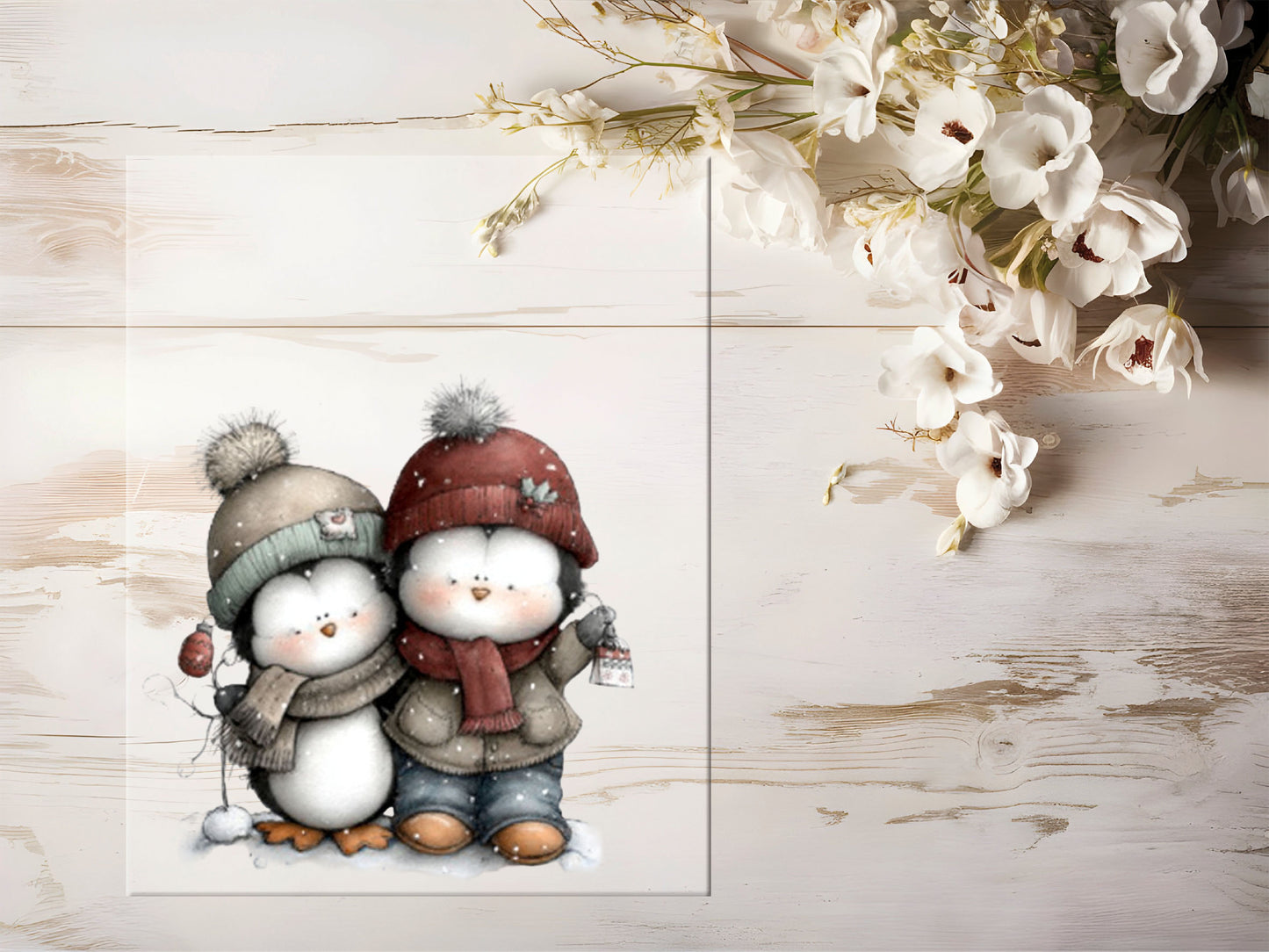 Bügelbild - Süße Pinguine #2168