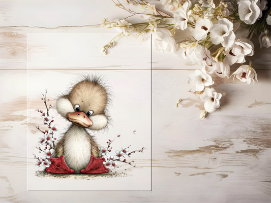 Bügelbild - Frühlingstiere Ente #2346