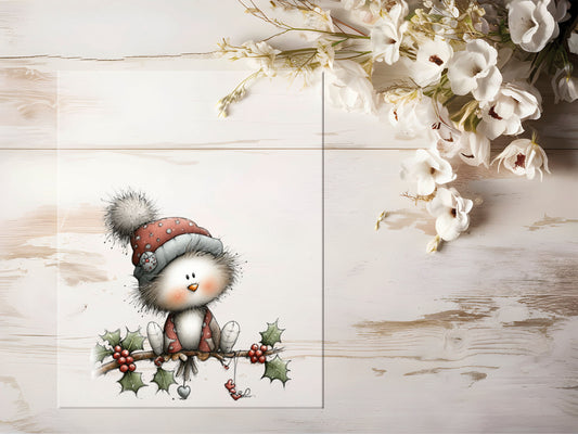 Bügelbild - Eule #2161