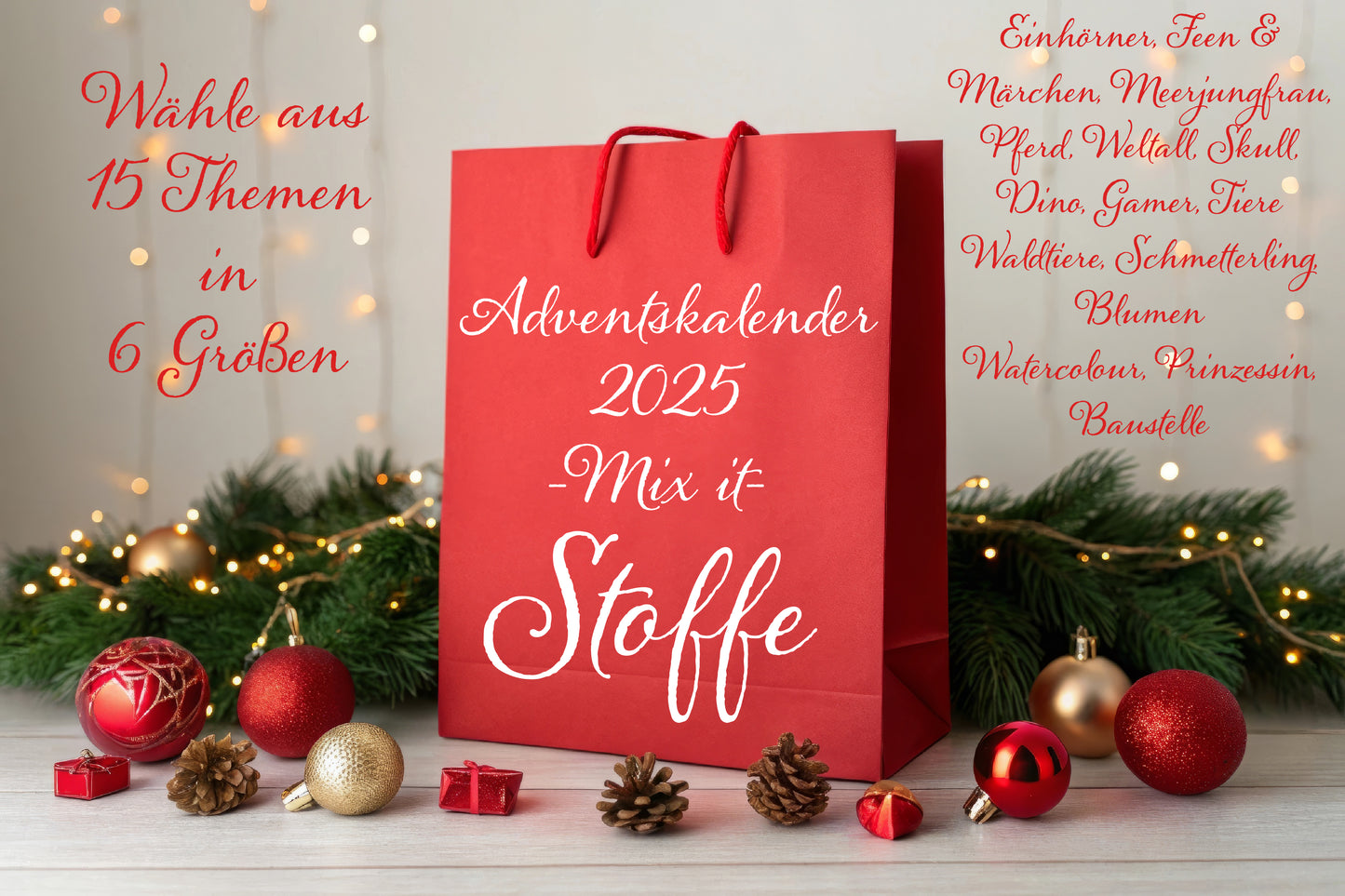 Adventskalender Themen