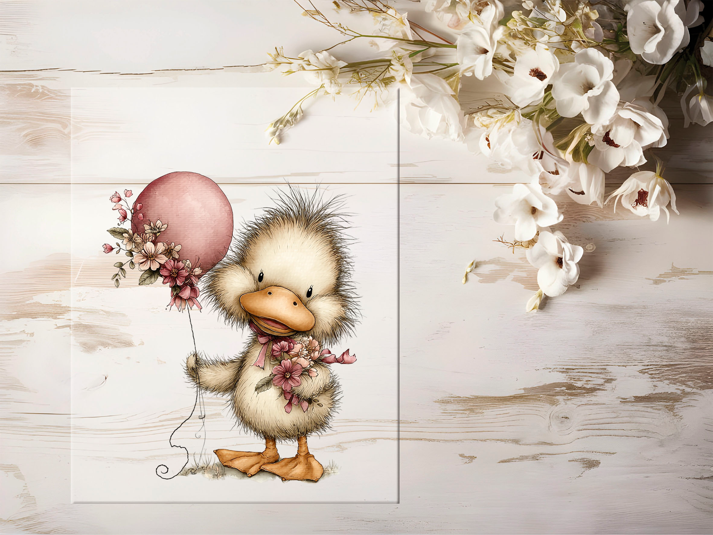 Bügelbild - Süße Ente #2377