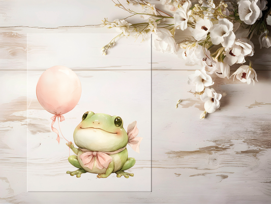 Bügelbild - Süßer Frosch #2275