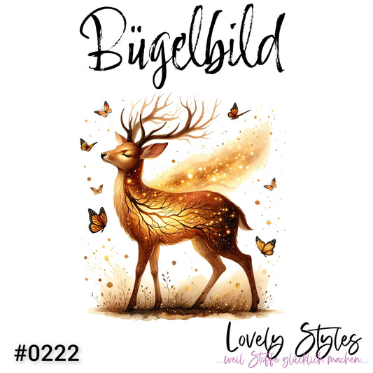 Bügelbild - Herbst Reh #0222