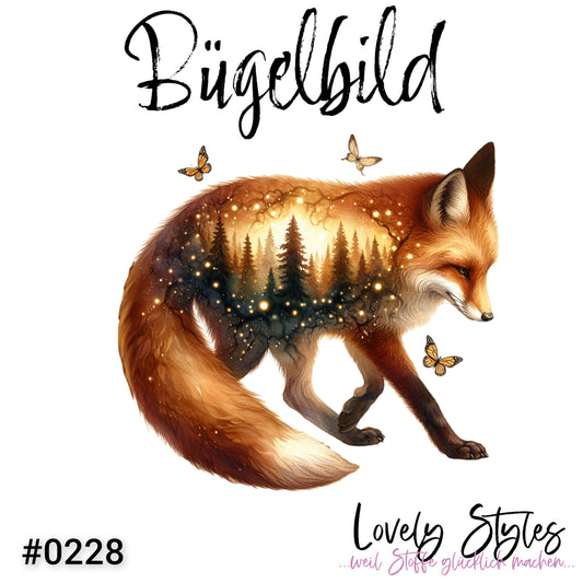 Bügelbild - Herbst Fuchs #0228