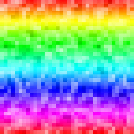 Jersey - Pixel Regenbogen