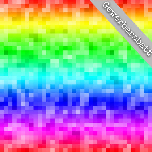 Sommersweat - Pixel Regenbogen