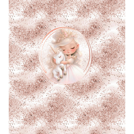 Panel - Einhorn Prinzessin Blond - Rosegold