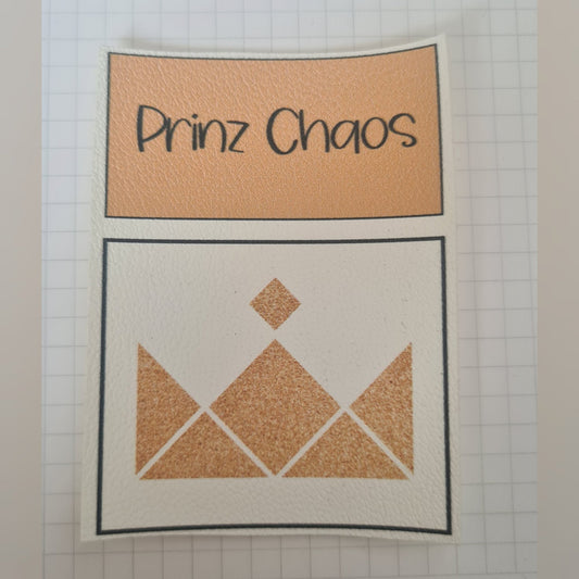 Kunstlederlabel Set - Prinz Chaos