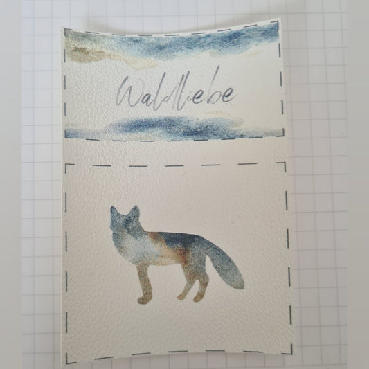 Kunstlederlabel Set - Waldliebe