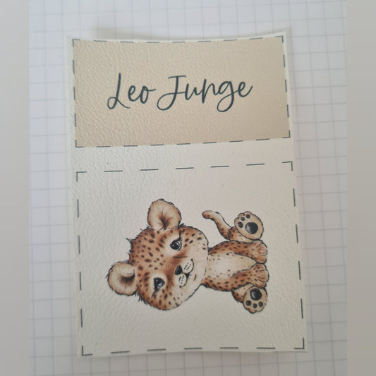 Kunstlederlabel Set - Leo Junge